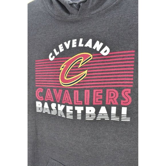 MODERN NBA CLEVELAND CAVALIERS GREY HOODIE | LARGE - Picture 3 of 4